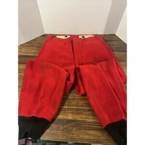 Chippewa Falls Woolen Mill Solid Red Hunting Pants Vintage 1950's